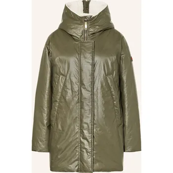 Dámský kabát Peuterey Dámský Péřový Kabát Cork S Plyšem, olivová, 42