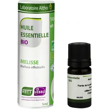 Vonný olej Laboratoire ALTHO Meduňka lékařská - Esenciální olej BIO, 5 ml (Francie)