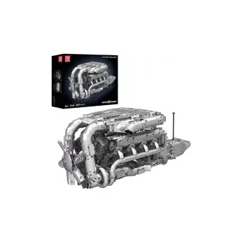 ostatní stavebnice Automobilový motor Mercedes AMG V8 Twin-turbo Mould King 10168 - MKing Engine