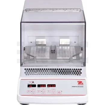 Rozvaděč Modulární blok pro 15ml centrifugační zkumavky s kónickým dnem, Počet otvorů: 12, Průměr x hloubka otvorů [mm]: 17,1 x 44,5, k produktu: Inkubátor třepací Ohaus ISICMBCDG s chlazením, kruhový pohyb