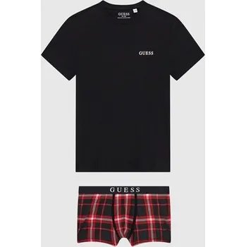 Pánské tričko+boxerky Guess U4BG82 Velikost: S, Vzor: P55M