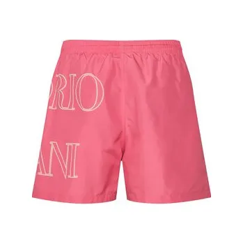 Pánské plavky Emporio Armani Plavecké šortky EM000583 AF20434 UA303 Růžová Regular Fit XL