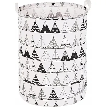 Úložný box KOŠ NA HRAČKY, PYTEL NA PRÁDLO, SKLÁDACÍ KONTEJNER, ORGANIZÉR 45CM WIGWAM