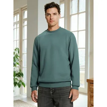 Pánská mikina Sinsay - Mikina s dlouhým rukávem - zelená - 2324O-76X - 2324O-76X-XL