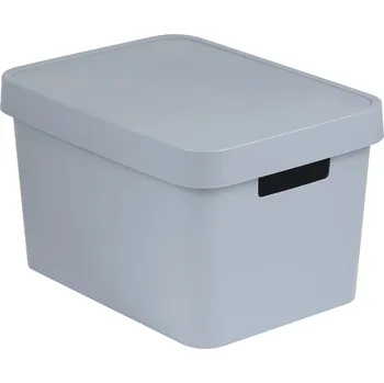 Úložný box Úložný box s víkem Infinity 17 L Curver šedý