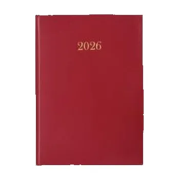 Diář Terminarz 2026 tygodniowy A4 Divas bordowy