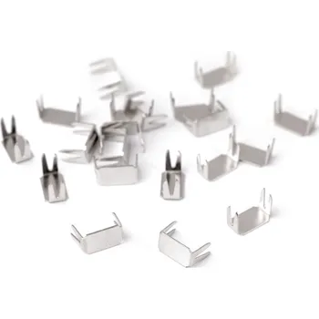 Koncovka na spirálový a kostěný zip No 10 dolní, barva nikl