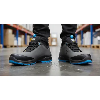 Pracovní obuv SAFETY JOGGER Polobotky MODULO S3S ESD, NM, SR, SC, CI, FO, různé barvy Velikost 42 (UK-8) šedá/modrá
