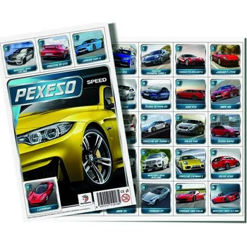 omalovánky Pexeso Auto Speed