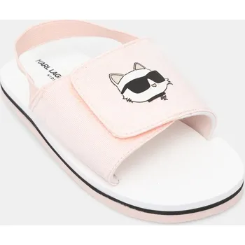 Dívčí sandály Dětské sandály Karl Lagerfeld Z30384.28.30 růžová 30X, EUR 29