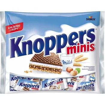 Cukrovinka Oplatek Knoppers plněný mini 200 g