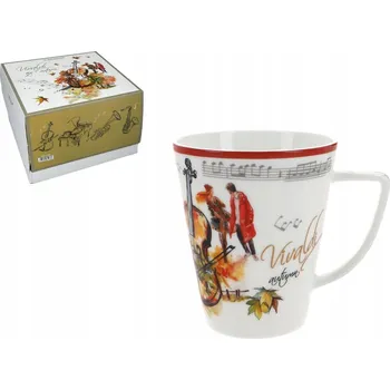 Hrnek Carmani porcelánový hrnek na čaj 370 ml