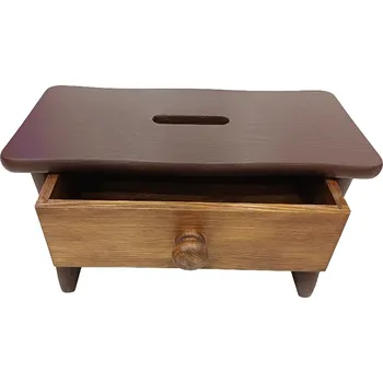 Stolička Arms-Kutek, odstíny hnědé, 26 cm