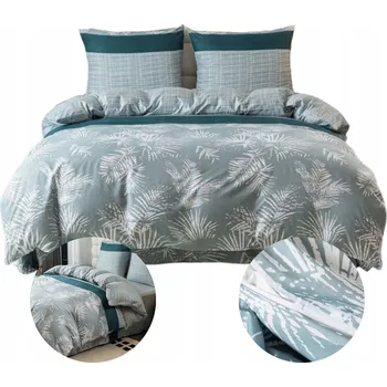 Povlečení Sada povlečení povlečení 200x220 + 2x POVLEČENÍ 70x80 SATÉNOVÁ BAVLNA STROMY