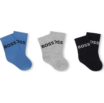 Pánské ponožky Kojenecké ponožky BOSS 3-pack J51745 modrá 55X, vel. 17