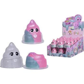 sliz Slimy Unicorn prdiaci sliz v téglike, 3 druhy, DP24