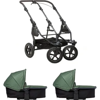 Kočárek Tfk set duo2 frame 2025 - air wheel + carrycot olive