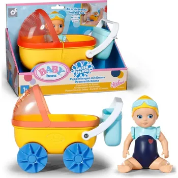 Panenka BABY born Splish Splash Kočík s Emmou
