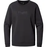 Dámská bavlněná mikina Haglöfs Crewneck - černá Velikost: XS