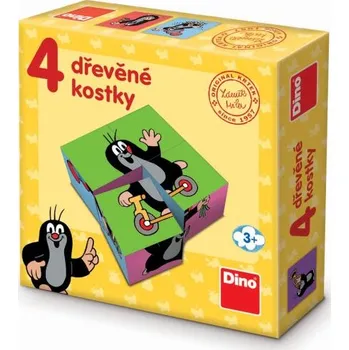 Hrací kostka KRTOČEK 4 Drevené licenčné kocky