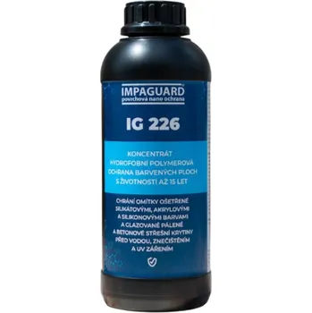 Fasádní barva IMPAGUARD IG 226 Hydrofobní polymer pro barvené plochy fasád - koncentrát 1 l