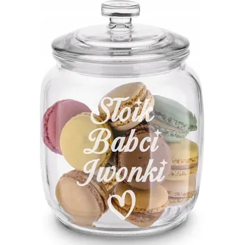 Sklenice Zavařovací Sklenice na sušenky s gravírováním 950 ml Dárek k Dni učitelů a vychovatelů