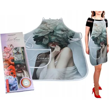 Kuchyňská zástěra Kuchyňská zástěra - L. Lozano, Květiny na hlavě (CARMANI)