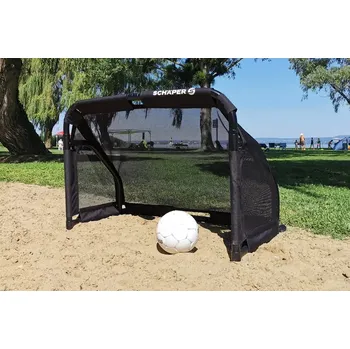 Fotbalová branka Skládací mini fotbalová branka Schäper Mamba 120×80 cm (Skládací hliníková mini fotbalová branka MAMBA 120×80 cm se sítí – rychlé postavení na zahradu i klubový trénink (FUNino))