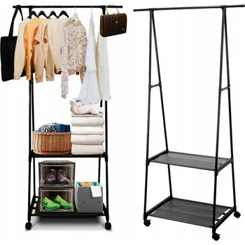 Věšák Stojací věšák kovový Nobo Kids černý