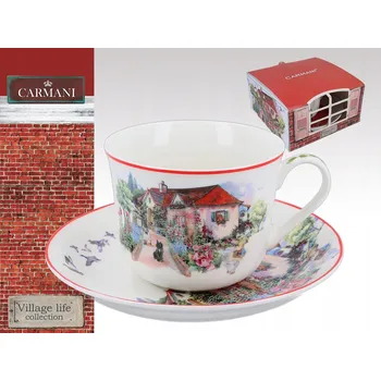 Porcelánový Šálek Carmani Village Life 370 ml 1 ks