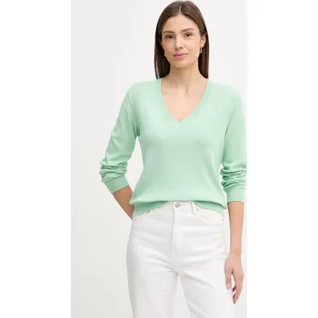 Pánský svetr Bavlněný svetr United Colors of Benetton 1C19D403N zelená 07X, vel. M