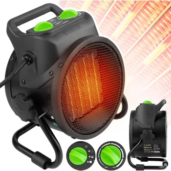 Přímotop Ohřívač topení elektrický ventilátor na proud Wuber 2 kW/2000W