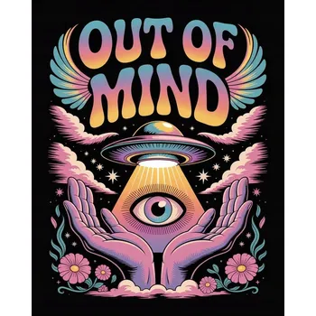 Obraz Nažehlovačka Termo Aplikace Nálepka na Oblečení OUT OF MIND KOSMICI