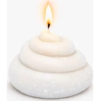 Svíčka Vonná svíčka Bobek | 40 g | Svíčkománie3D | Barva: Bílá