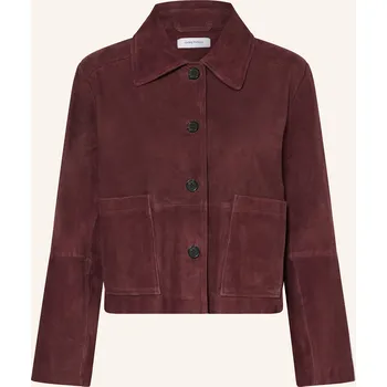 Dámský blejzr Darling Harbour Dámská Kožená Bunda, bordeaux, 38