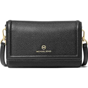 Módní doplněk Michael Kors Kabelka Jet Set Small Pebbled Leather Smartphone Convertible Crossbody Bag Black