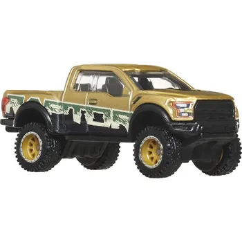 auto na autodráhu Hot Wheels prémiové auto - CAR CULTURE - 17 FORD F150 RAPTOR