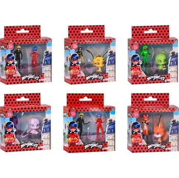 Panenka Miraculous: Lienka a Čierny kocúr- pečiatky 2 ks figúrka Ast.