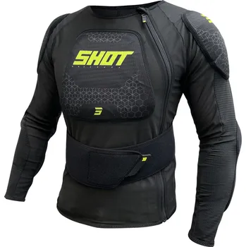 Motodoplněk Chránič těla Shot Airlight černo-fluo žlutý 2XL