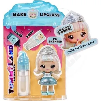 Panenka Yummiland Malá bábika s leskom na pery - Callie Birthday Cake