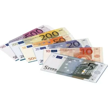 Dřevěná hračka EURA-peniaze pre hru a výuku