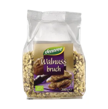 Dennree Vlašské ořechy zlomky 200g bio BIO VEGAN Množství: 1 ks