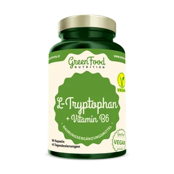 Aminokyselina Green Food nutrition L-Tryptophan + vitamin B6 90 cps.