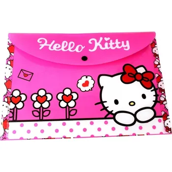 Diář Kočičí paní Pouzdro na dokumenty kočička Hello Kitty (A4)