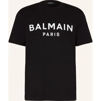 Oblečení a móda Balmain Pánské Tričko, černá / bílá, L