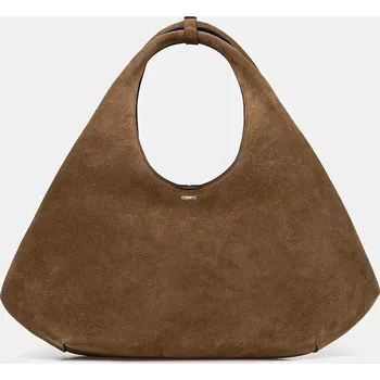 Semišová kabelka Coperni Folded COPBA131F6049 hnědá 88X, vel. ONE SIZE