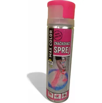 Barva ve spreji Max Color značkovací sprej, růžová, 500 ml