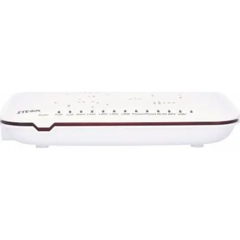 Počítač ZTE Síťový terminál ZTE F660 V3 | ONT | 2,4 GHz WiFi, 1x GPON, 1x RJ45 1000 Mb/s, 3x RJ45 100 Mb/s, 2x RJ11, 1x USB