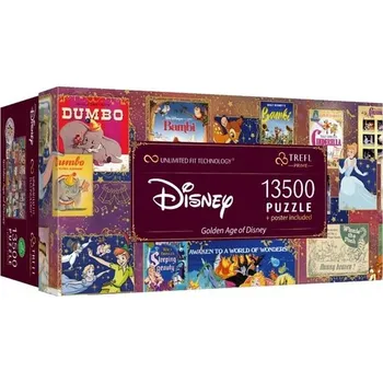 Puzzle Trefl Prime UFT Zlatý věk Disney 13500 dílků