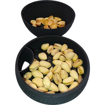 Dvoupatrová miska na pistácie a jiné oříšky